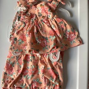 Peach Floral Set